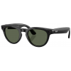 Умные очки Ray-Ban Meta* Headliner Gen 2 Shiny Black, Солнцезащитные линзы G-15 Green (RW4013), размер L